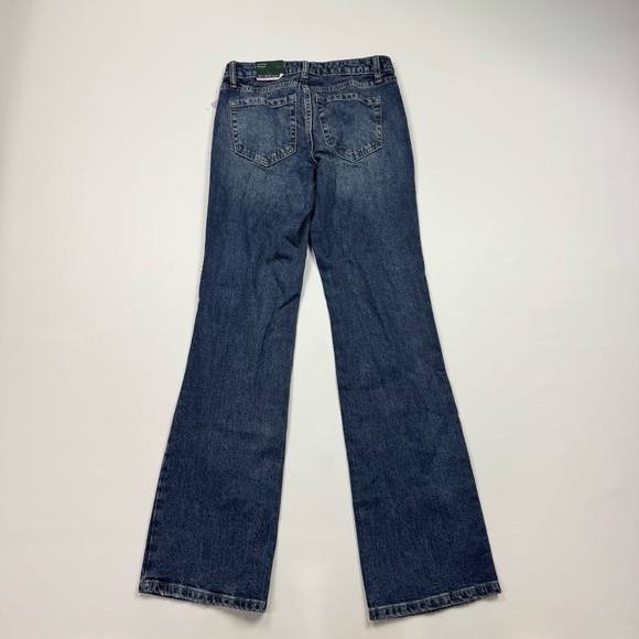 NEW! Women’s Wild Fable Low-Rise Bootcut Denim Blue Jeans Size 00 W/Tags - Picture 4 of 6